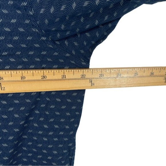 Hugo Boss Mens Cotton Button Down Shirt Size XXL Blue Long Sleeve Collar Pocket - Picture 6 of 13